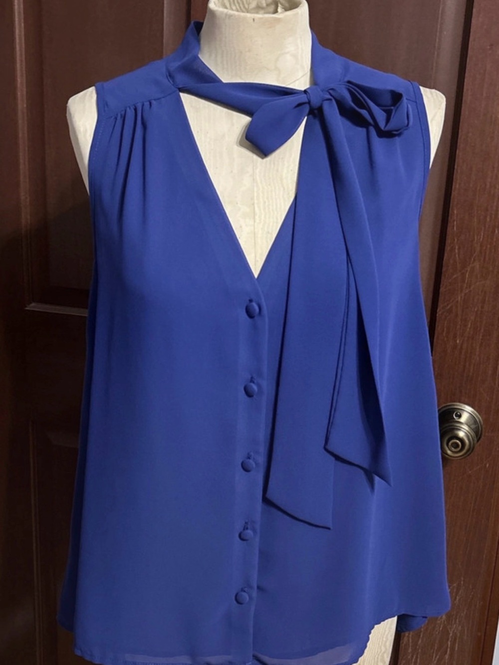 Vintage Y2K era women’s rubber ducky productions blue sleeveless shirt sz small